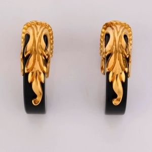 Rare Vintage signed-INNA CYTRINE PARIS earrings